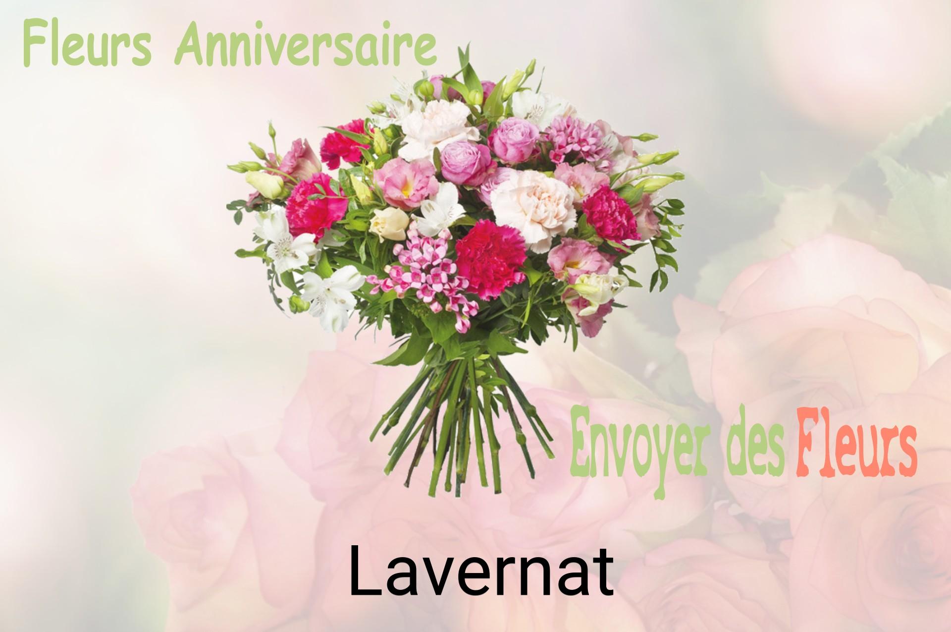 Bouquet de fleurs d’anniversaire livré à Lavernat